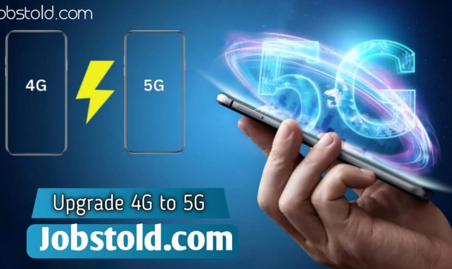 Switch from 4G to 5G.