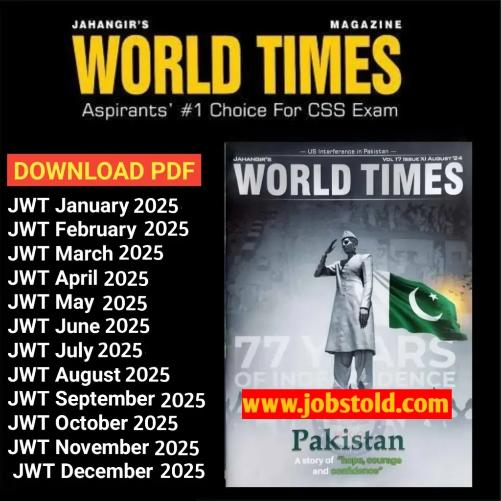 JWT Magazine 2025 PDF