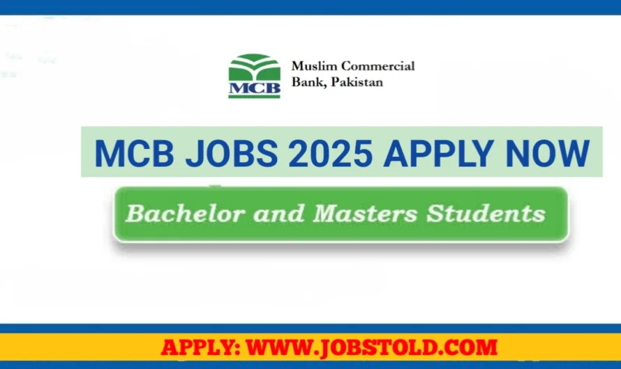 MCB Trainee Business Officer Jobs 2025