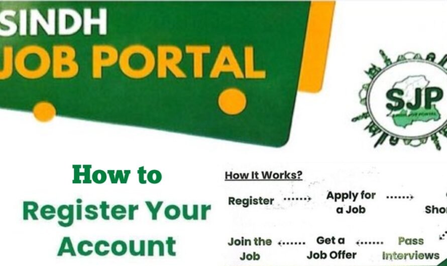 How to Create an Account on Sindh Job Portal (sjp.gos.pk) – Step-by-Step Guide