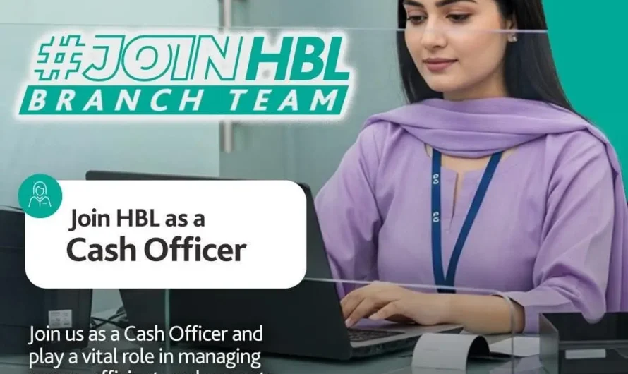 HBL Cash Officer Jobs 2025 – Apply Now